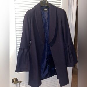 Beautiful Navy Blue Bell sleeve coat